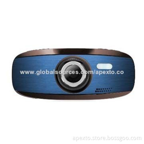 Car security camera with 2.7 large screen display, supporting 140 degree wide angle